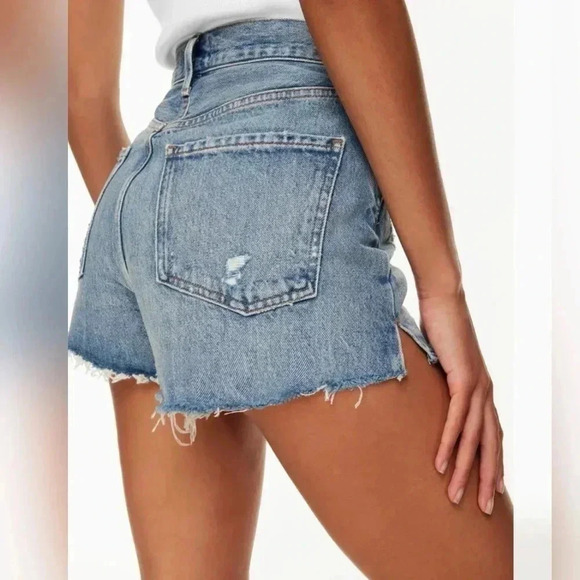 Agolde Jaden Denim Shorts Size 26 - Picture 5 of 9